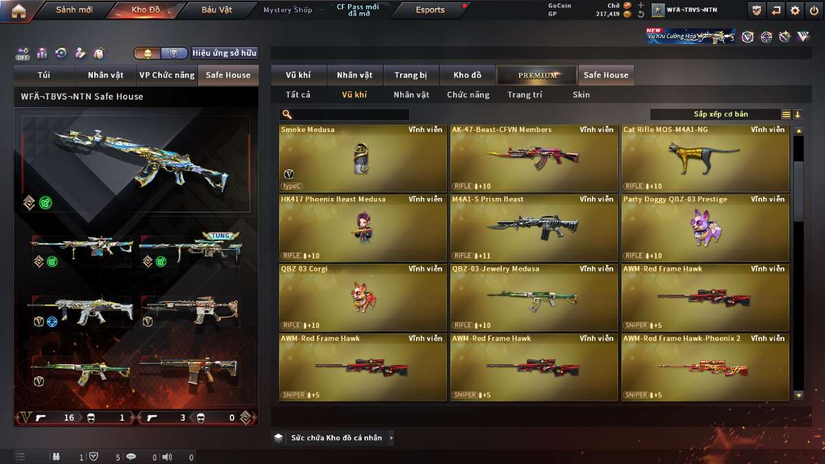 shop acc cf uy tin gia re